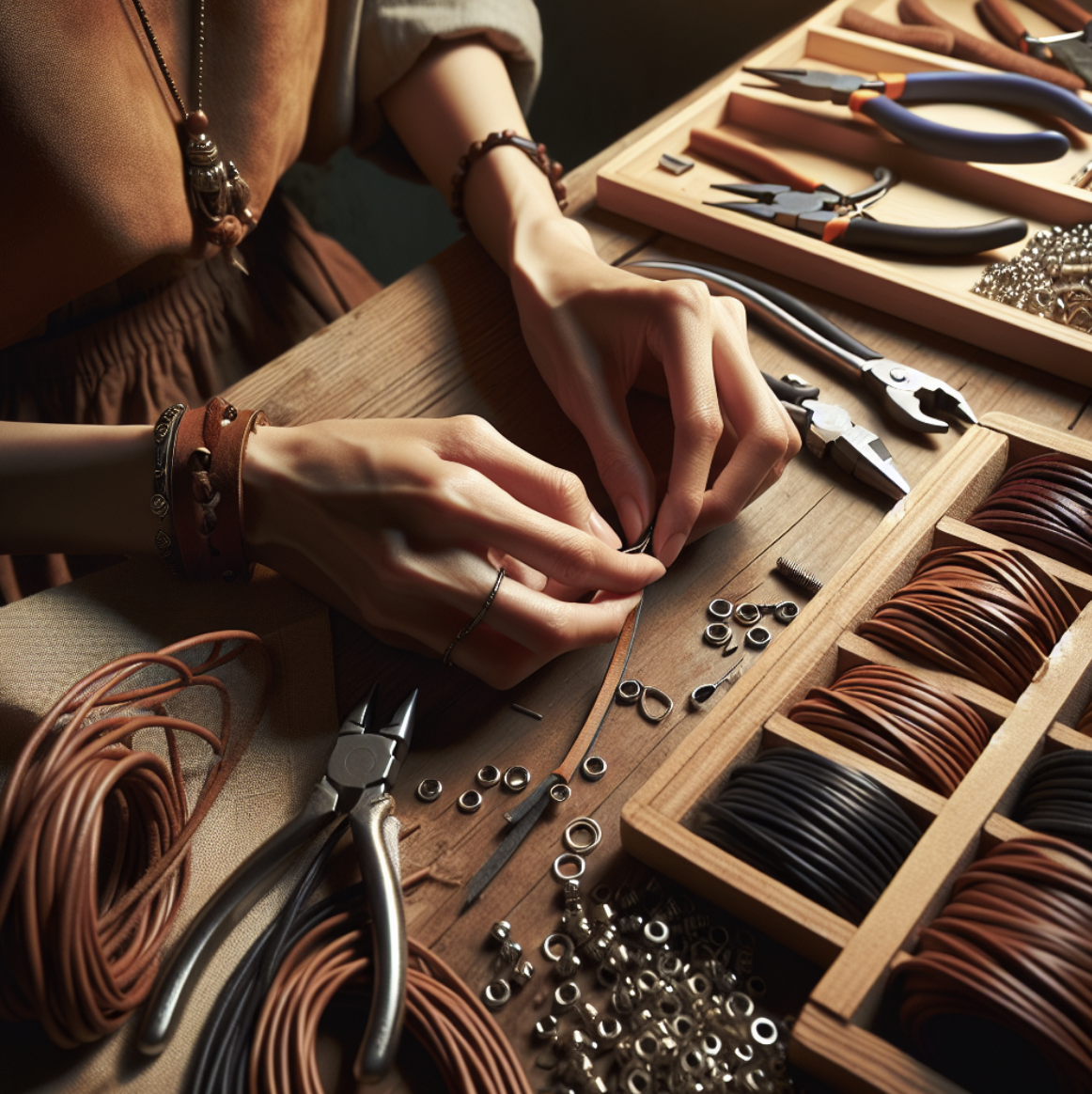 How to Crimp Leather Cords
