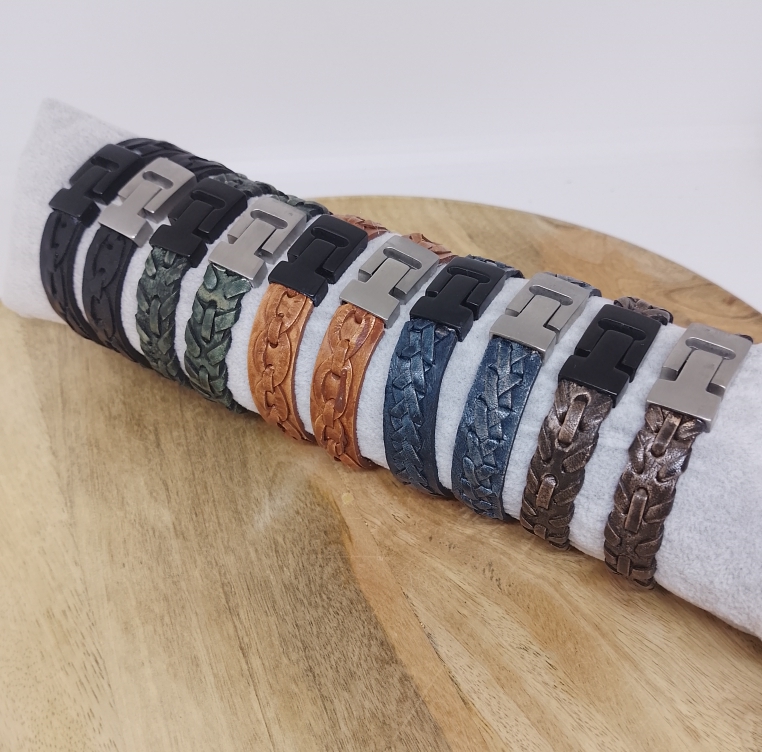 Latest Trend in Men's Fashion: Leather Jewelry