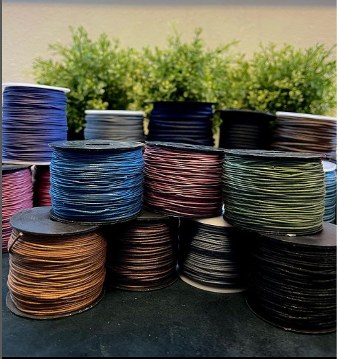 Waxed String | Waxed Polyester Cord Wax Cotton Cord Waxed Thread for  Bracelets Necklace Jewelry Making Friendship Bracelet
