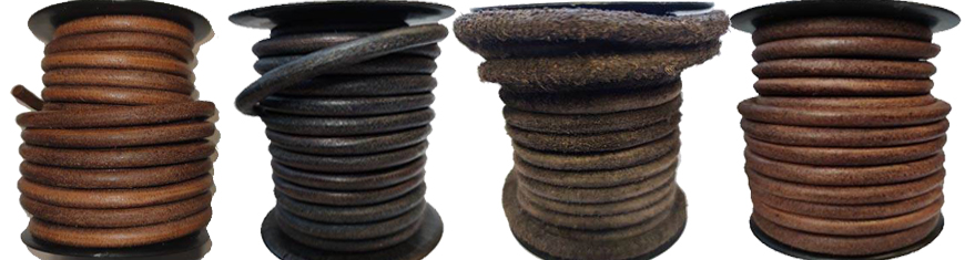 Buy Leather Cord Round Leather 8mm at wholesale prices Buy Leather Cord Round Leather 8mm at wholesale prices