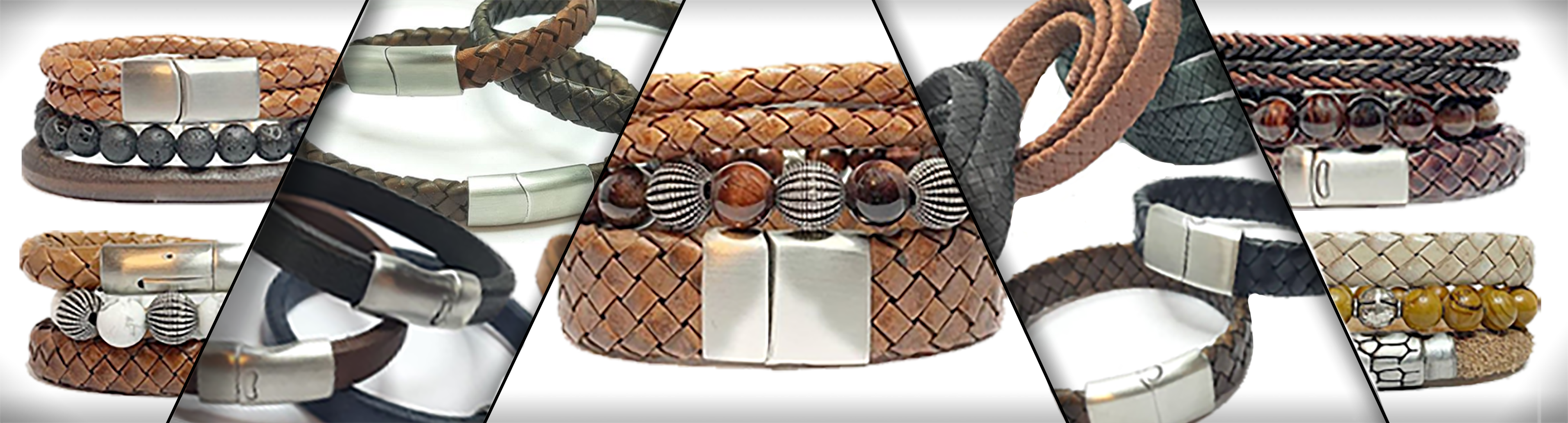 Buy Leather Cord Braided Leather Oval Regaliz  at wholesale prices