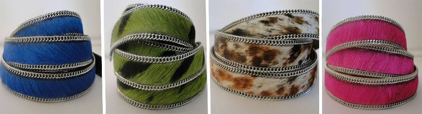 Buy Leather Cord Hair-On Leather Hair-on Leather with Stitched Chains Chains - 10mm at wholesale prices Buy Leather Cord Hair-On Leather Hair-on Leather with Stitched Chains Chains - 10mm at wholesale prices