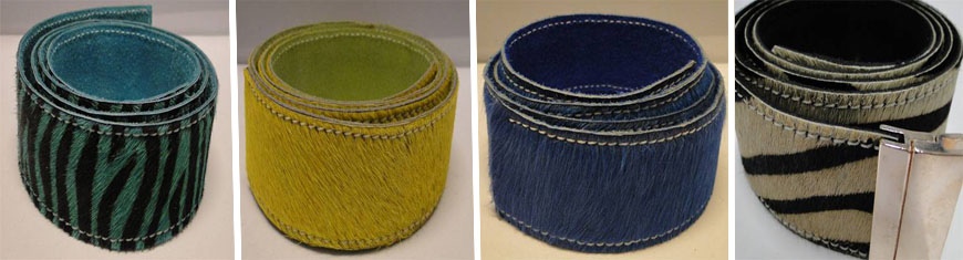 Buy Leather Cord Hair-On Leather  Belts  at wholesale prices