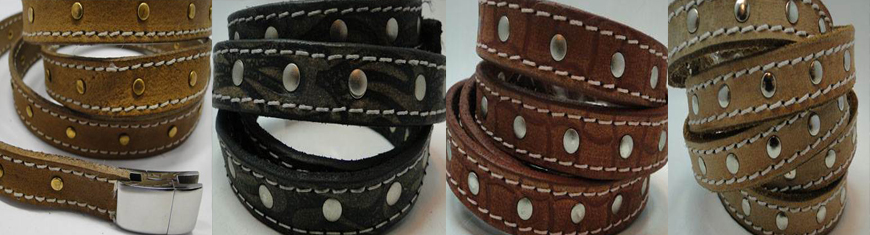 Buy Lederbänder Gesäumt und mit Nieten Gesäumt, Nieten - 14 mm at wholesale prices Buy Lederbänder Gesäumt und mit Nieten Gesäumt, Nieten - 14 mm at wholesale prices