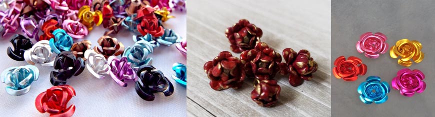 Buy Beads Metal Beads - Flowers  at wholesale prices