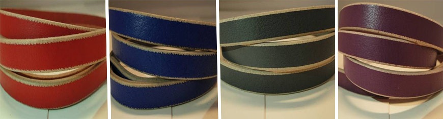 Buy Lederbänder Flache Lederbänder Natürliche Kanten - 10mm  at wholesale prices