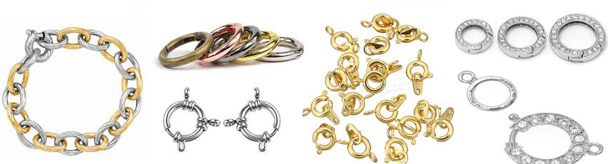 Buy Clasps Springring Clasps  Stainless Steel Springring Clasps  at wholesale prices