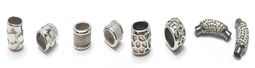 Buy Stainless Steel Beads and Findings Parts Stainless Steel part for Regaliz Leather  at wholesale prices