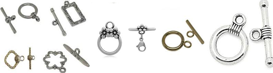 Buy Cierres Para Joyeria Cierres de Palanca Zamac/Brass Toggle Clasps  at wholesale prices