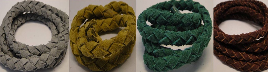 Buy Leather Cord Suede Cord Braided Suede   at wholesale prices
