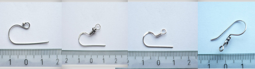 Buy Pierres semi precieuses et Argent massif 925 Argent massif 925 Apprêts pour boucles d'oreilles  at wholesale prices