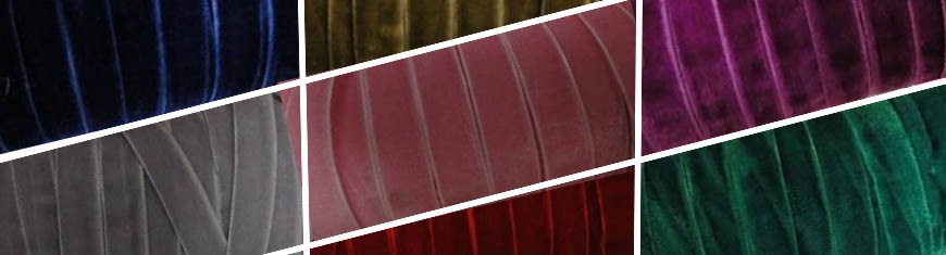 Buy Stringing Material Flat Velvet Cords  at wholesale prices