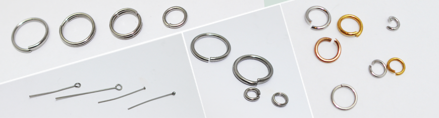 Buy RVS Onderdelen Jump rings, split rings en headpins  at wholesale prices