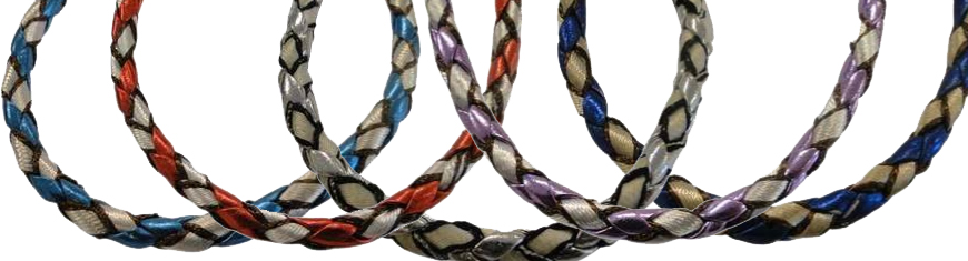 Buy Leather Cord Flat Leather Italian Leather Cord  5mm   at wholesale prices
