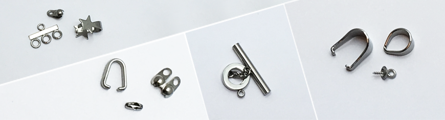 Buy Stainless Steel Beads and Findings Findings for Chains and End Hooks  at wholesale prices