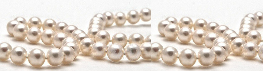 Buy Semi Precious Stones & 925 Sterling Silver High Quality Pearls Pearls in round shape Size 8mm  at wholesale prices