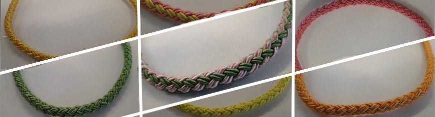 Buy Stringing Material Waxed Cotton Cord Round Braided  at wholesale prices
