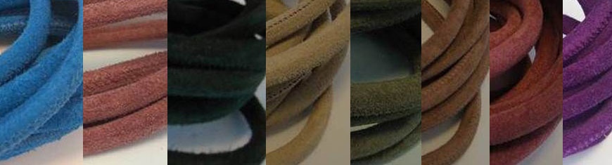 Buy Leather Cord Suede Cord Round Suede  4mm  at wholesale prices