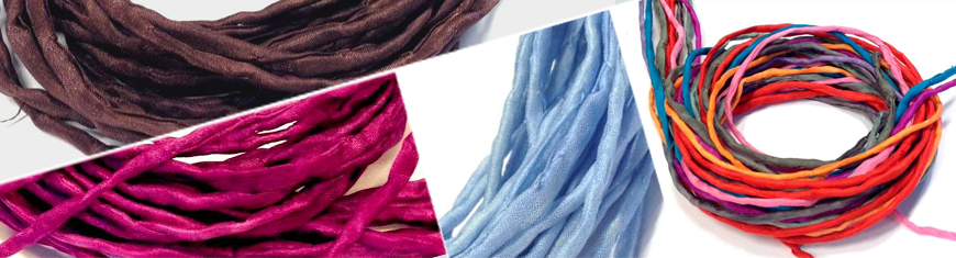 Habotai Seidenbänder in vielen verschiedenen Farben