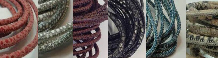 Buy Leather Cord Nappa Leather Round Stitched Nappa Leather 3mm Round Python & Raza Leather at wholesale prices Buy Leather Cord Nappa Leather Round Stitched Nappa Leather 3mm Round Python & Raza Leather at wholesale prices