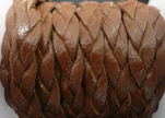 15mm-Flat Braided-Coffee-Brown