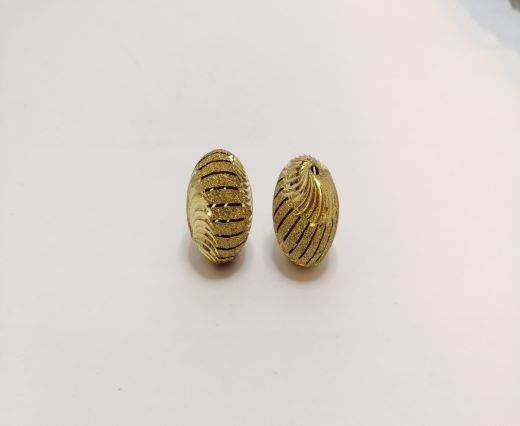 Gold Shinny beads - 16002
