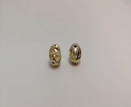 Gold Shinny beads - 16015