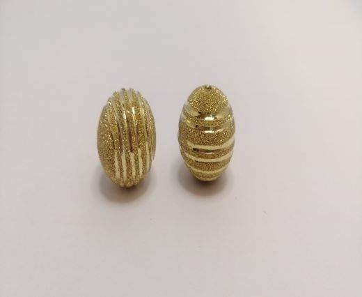 Gold Shinny beads - 16018