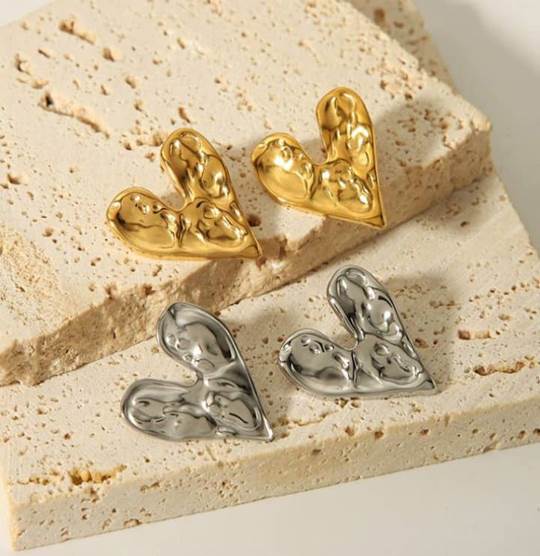 Stainless Steel Earnings - SSEAR24-PVD Gold plated