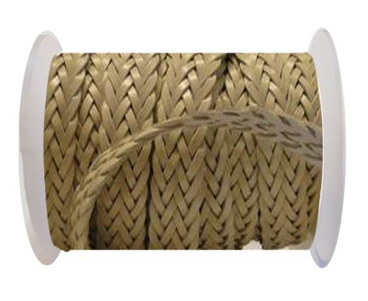 Flat Braided Cords-Style-2-12mm- Beige