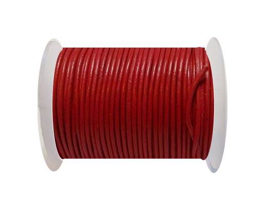 Round Leather Cord-1,5mm- Candy