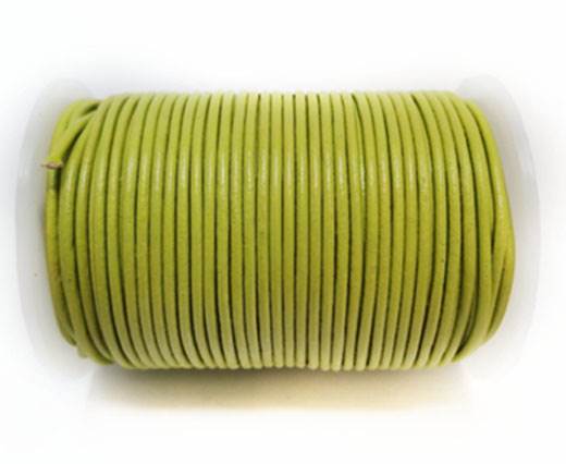 Round Leather Cord-1,5mm- ANDROID GREEN
