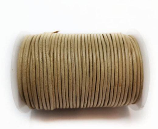Round Leather Cord-1,5mm- PATEL CREAM