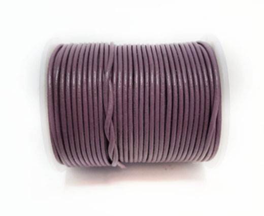 Round Leather Cord-1,5mm- PASTEL VIOLET