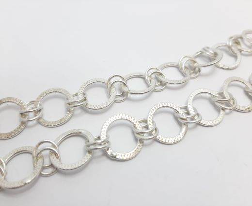 Silver beads chain - 30016