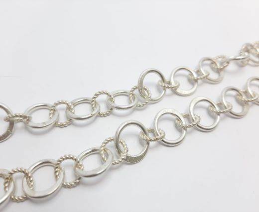 Silver beads chain - 30018
