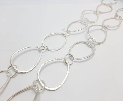Silver beads chain - 30019