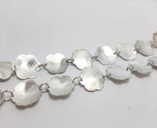 Silver beads chain - 30020