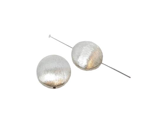 Silver plated Brush Beads - 3031