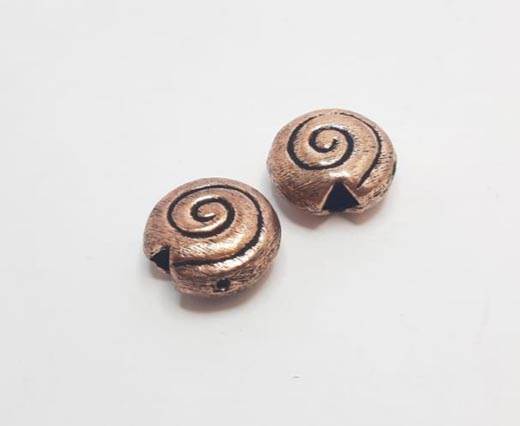 Antique Copper beads - 32021