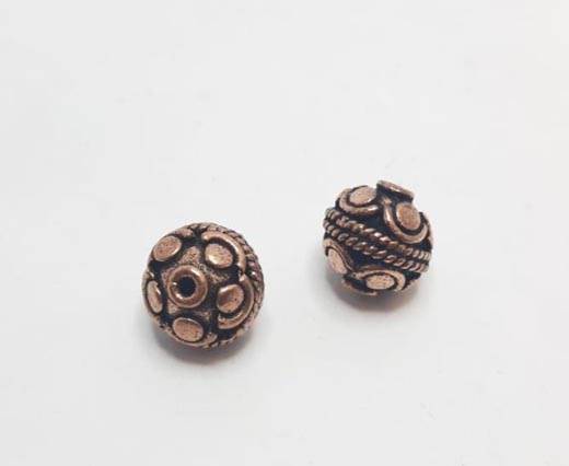 Antique Copper beads - 32022