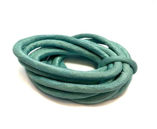 Real silk cords with inserts - 8 mm - MINT