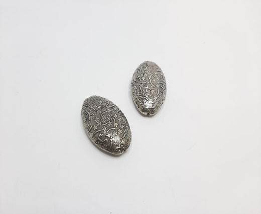 Antique Silver Plated beads - 44005