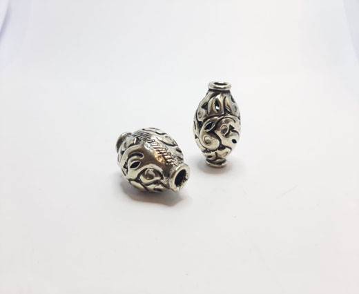 Antique Silver Plated beads - 44007