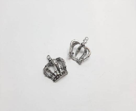 Antique Silver Plated beads - 44008