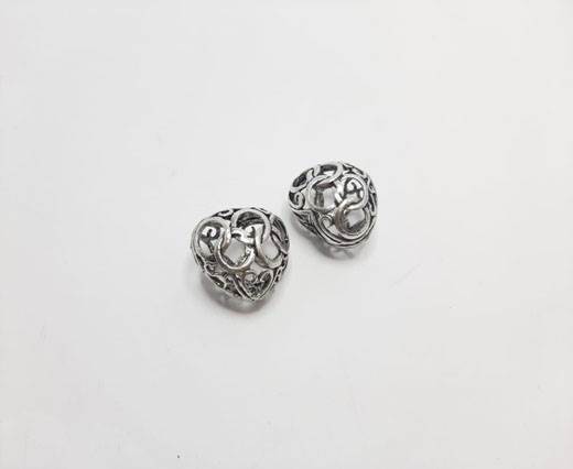 Antique Silver Plated beads - 44011