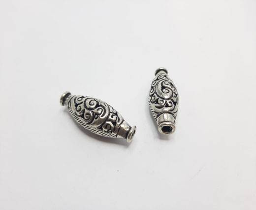 Antique Silver Plated beads - 44014