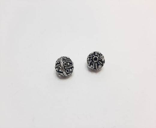 Antique Silver Plated beads - 44045