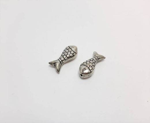 Antique Silver Plated beads - 44046