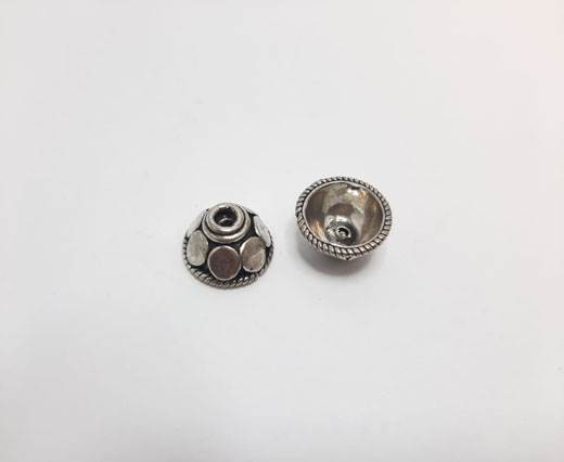 Antique Silver Plated beads - 44052